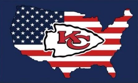 Kansas City Chiefs US Flag 3X5 Ft Polyester Banner USA 90x150cm