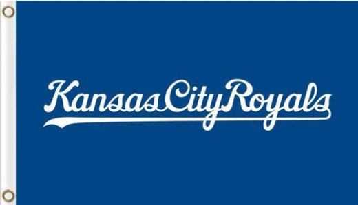 Kansas City Royals Flag Baseball Club US 3X5Ft Banner USA Polyester with Brass Grommets - 7