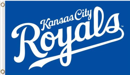 Kansas City Royals Flag Baseball Club US 3X5Ft Banner USA Polyester with Brass Grommets - 8