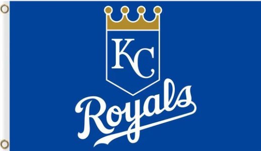Kansas City Royals Flag Baseball Club US 3X5Ft Banner USA Polyester with Brass Grommets - 9