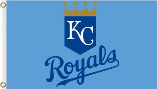 Kansas City Royals Flag Baseball US 3X5Ft Banner USA Polyester with Brass Grommets - 2