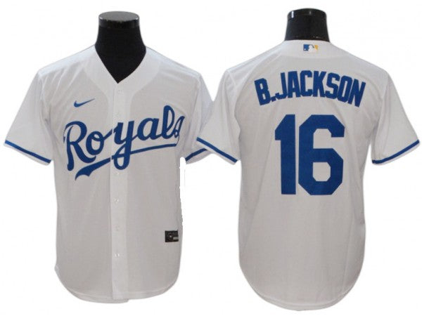 Kansas City Royals #16 Bo Jackson White Home Replica Jersey
