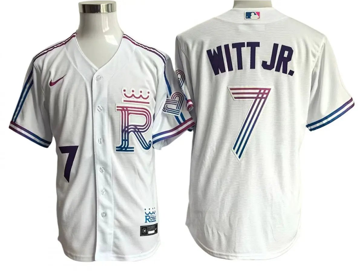 Kansas City Royals #7 Bobby Witt Jr. 2026 City Connect Limited Jersey - White