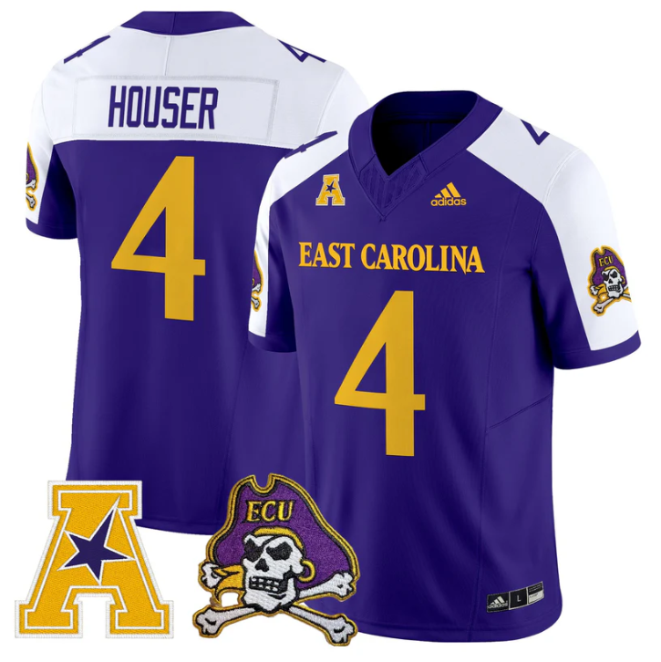 Katin Houser Jersey #4 East Carolina Pirates 2025 Limited Stitched