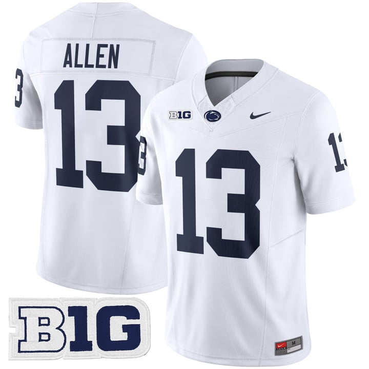Kaytron Allen Jersey #13 Penn State Limited 2025 Stitched White