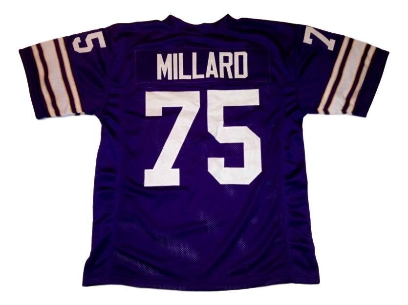 Keith Millard CUSTOM STITCHED Unsigned Football Jersey Purple