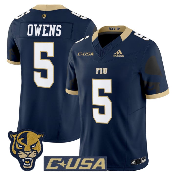 Kejon Owens Jersey #5 Florida International Panthers 2025 Stitched