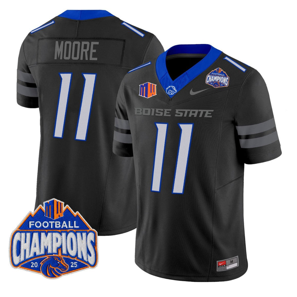 Kellen Moore Jersey #11 Boise State Broncos 2025 Mountain West Champions