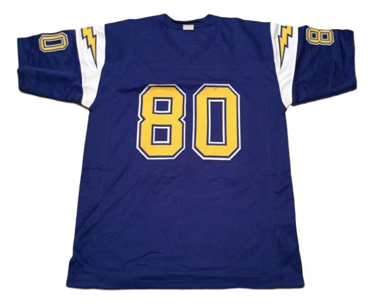 Kellen Winslow CUSTOM STITCHED Unsigned Football Jersey Blue