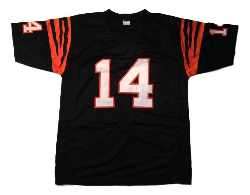 Ken Anderson CUSTOM STITCHED Unsigned Football Black Jersey