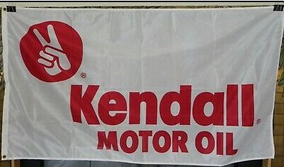 Kendall Motor Oil Flag 3X5 Ft Polyester Banner USA 90x150cm