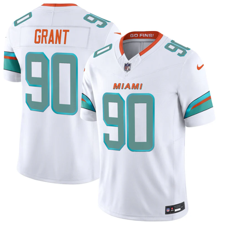 Kenneth Grant Jersey #90 Rivalries 2025 Vapor Limited Stitched
