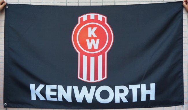 Kenworth Flag 3X5 Ft Polyester Banner USA 90x150cm