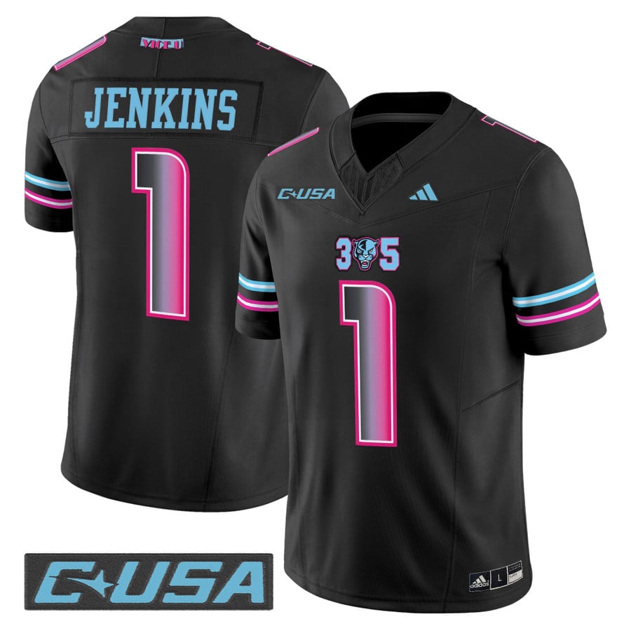 Keyone Jenkins Jersey #1 Florida International Panthers 2025 Stitched