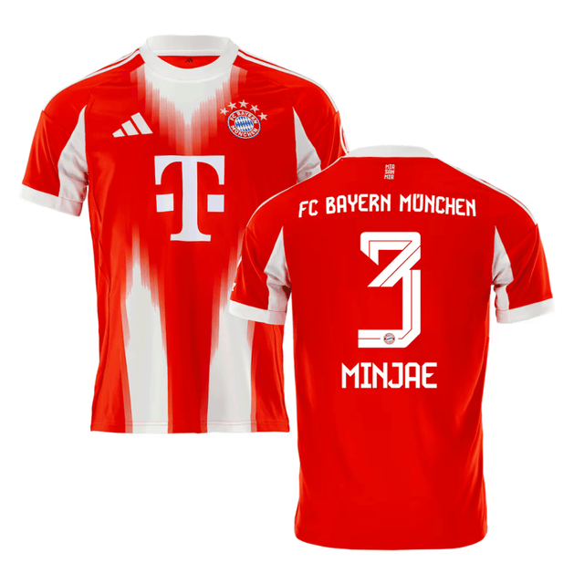 Kim Min-jae 3 Bayern Munich 2025-26 Home Jersey – Red