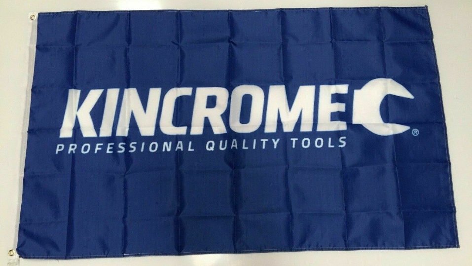 Kincrome Banner Flag Tools Impact Wrench Driver Socket Mechanic Garage Workshop 3x5ft