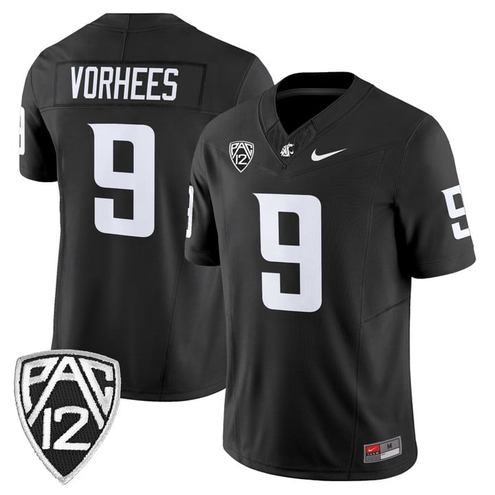 Kirby Vorhees Jersey #9 Washington State Cougars 2025 Vapor Limited Stitched