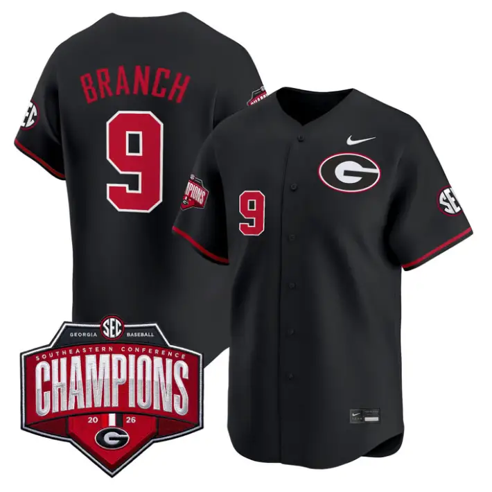 Kolby Branch Jersey #9 Georgia Bulldogs Southeastern Champions 2026