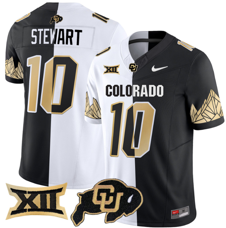 Kordell Stewart Jersey #10 Colorado Buffaloes Vapor Limited Football Stripeout