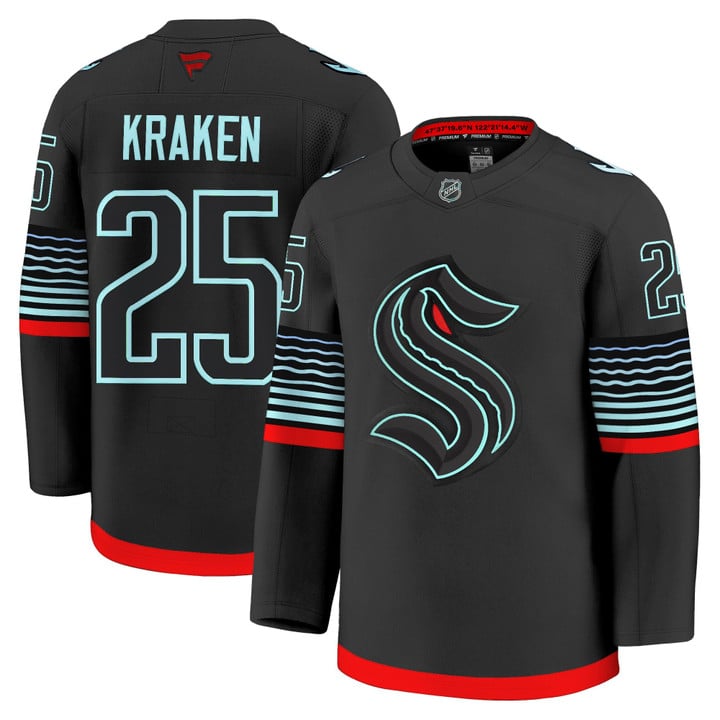Kraken Jersey #25 Seattle Kraken 2025 - 26 Premium Non-Glow All Stitched