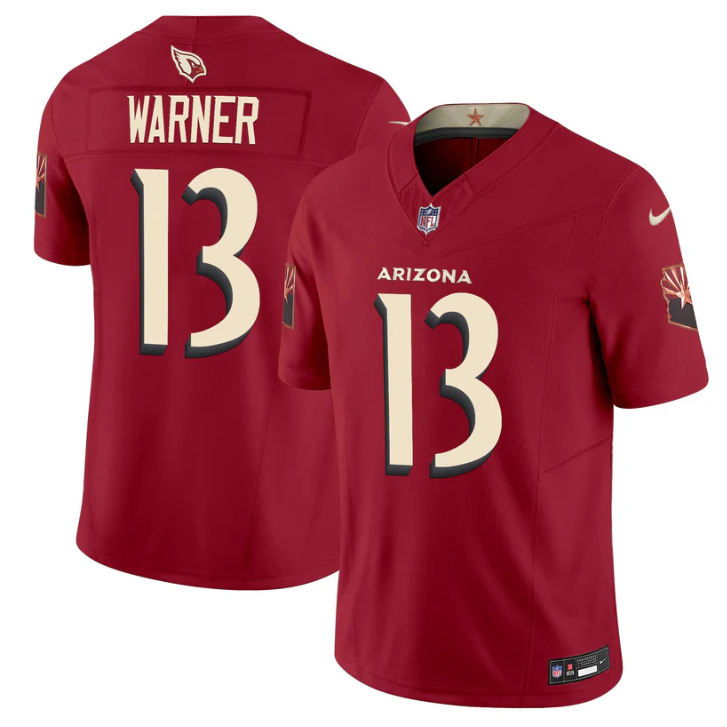 Kurt Warner Jersey #13 Arizona 2025 Rivalries Vapor Limited Stitched