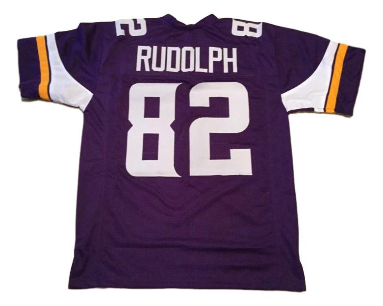Kyle Rudolph CUSTOM STITCHED Unsigned Football Jersey Purple