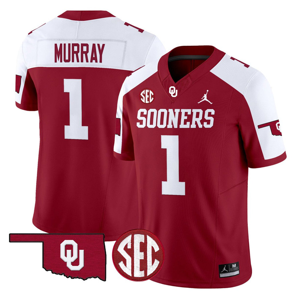 Kyler Murray Jersey #1 Oklahoma Sooners 2025 Limited Stitched Alternate