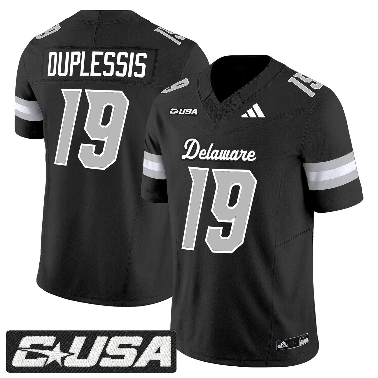 Kyre Duplessis Jersey #19 Delaware Blue Hens 2025 Vapor Limited Stitched