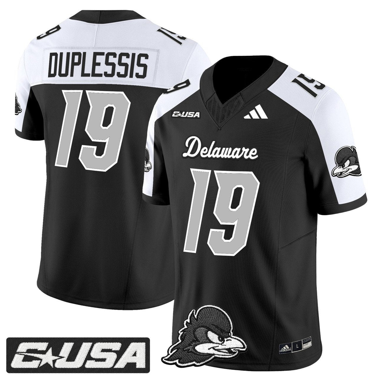 Kyre Duplessis Jersey #19 Delaware Blue Hens 2025 Vapor Limited Stitched