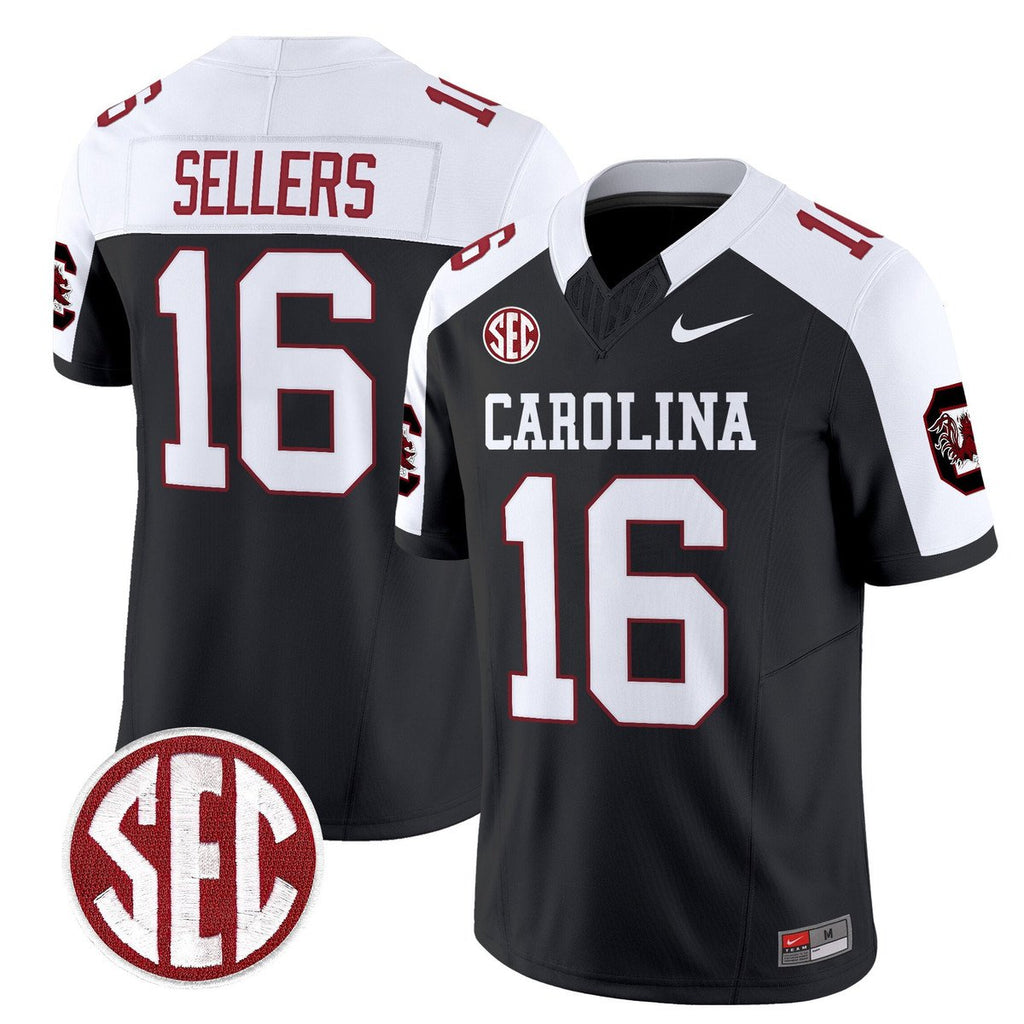 LaNorris Sellers Jersey #16 Carolina 1980 Throwback Rebrand 2026 Black