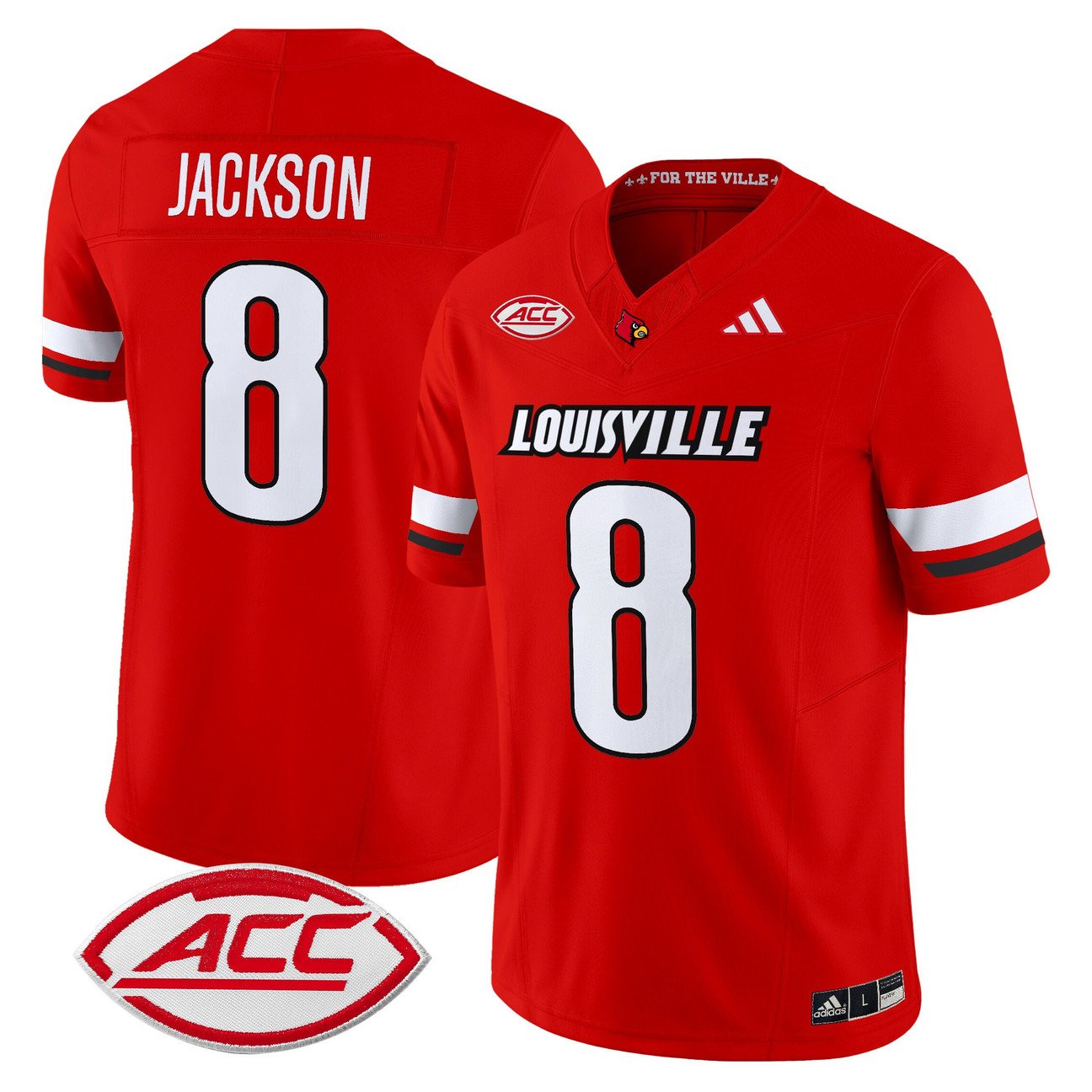Lamar Jackson Jersey #8 Louisville Cardinals 2025 Vapor Limited Stitched