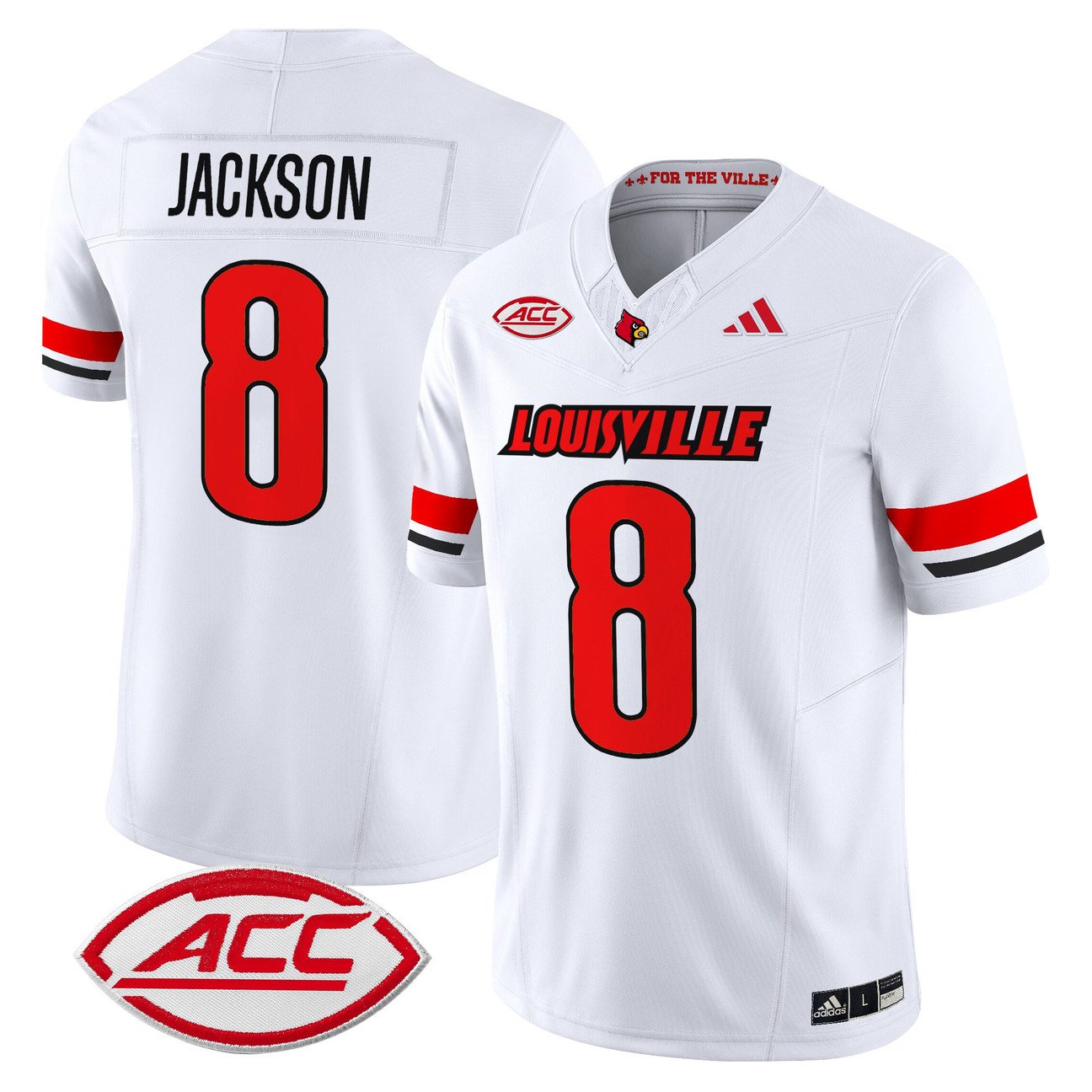 Lamar Jackson Jersey #8 Louisville Cardinals 2025 Vapor Limited Stitched
