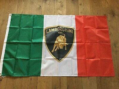 Lamborghini Racing MIURA COUNTACH Flag 3X5 Ft Polyester Banner USA 90x150cm