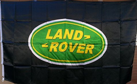Land Rover Car Racing Flag Black Green 3X5 Ft Polyester Banner USA 90x150cm