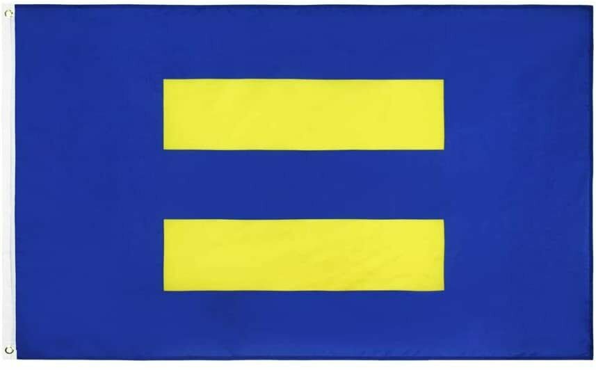 Large 3x5FT Human Rights Flag Indoor Equal Sign Banner Equality Peace