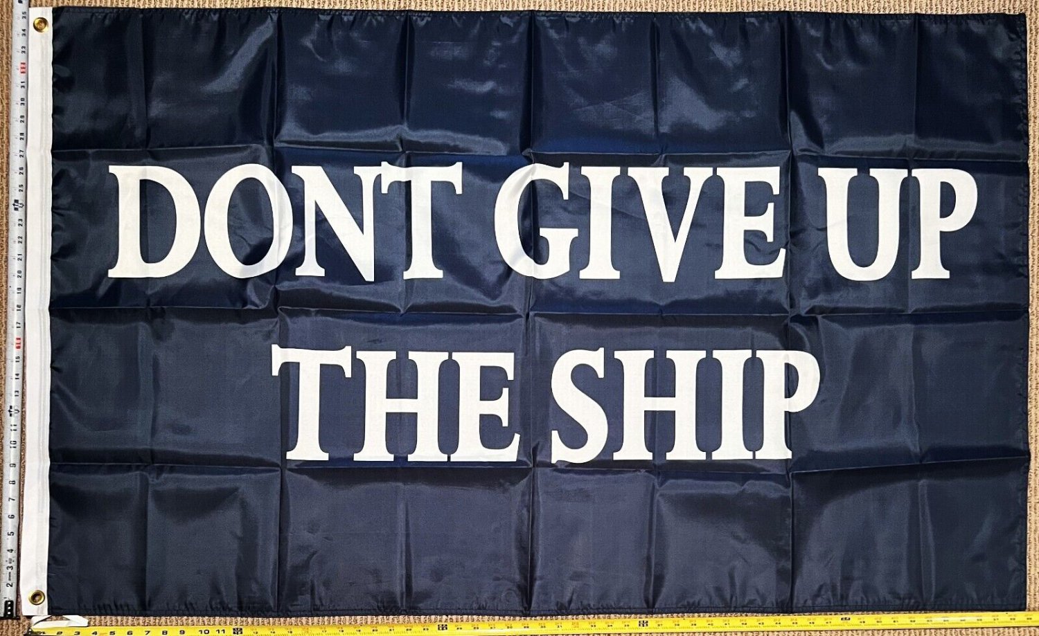 Large 3x5ft Flag Black Dont Give Up The Ship Dorm Man Cave History Navy USA Chesapeake