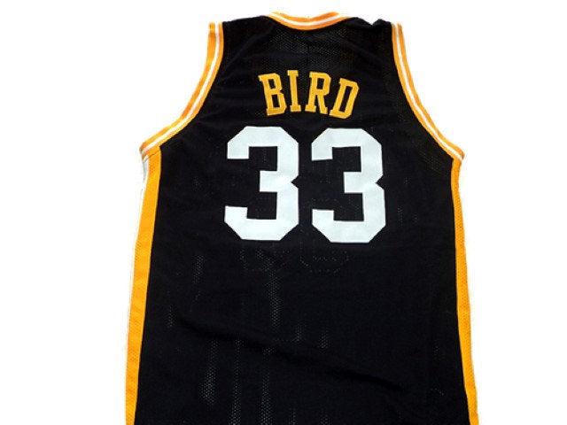 Larry Bird Jersey #33 Valley High School Basketball Black