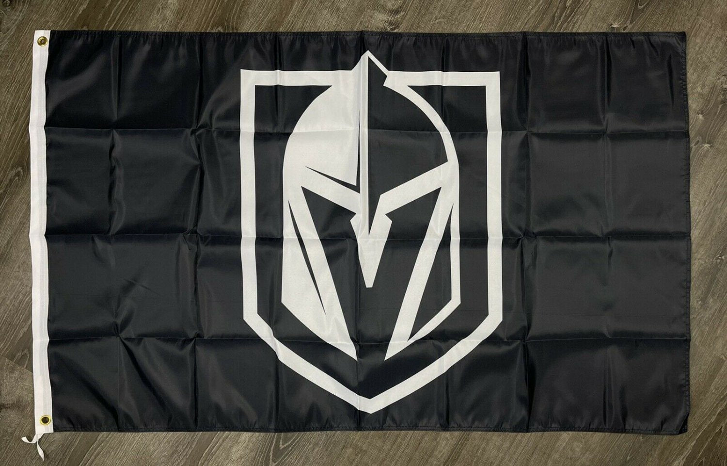 Las Vegas Golden Knights Logo Flag 3x5 ft Hockey Sport Black Banner Man-Cave