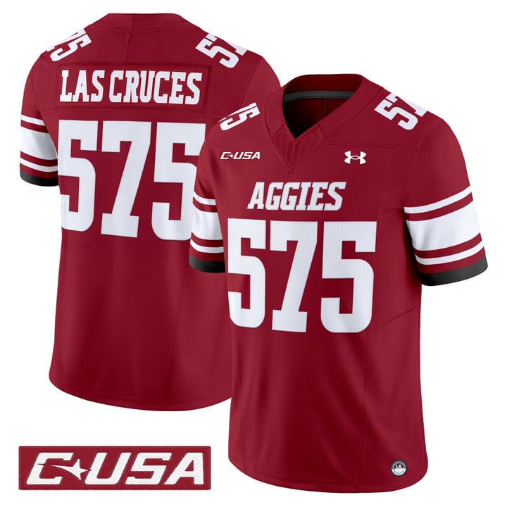 Las Cruces Jersey #575 New Mexico State Aggies 2025 Vapor Stitched
