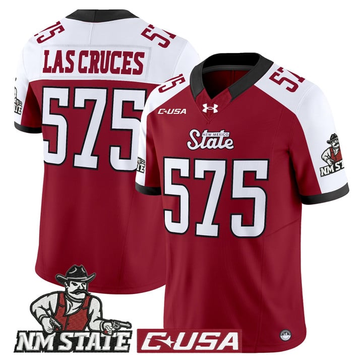 Las Cruces Jersey #575 New Mexico State Aggies 2025 Vapor Stitched