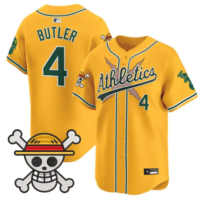 Lawrence Butler Jersey #4 Athletics One Piece Vapor Premier Stitched