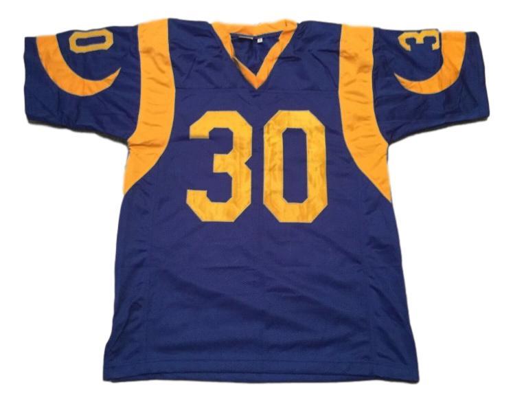 Lawrence McCutcheon CUSTOM STITCHED Unsigned Football Jersey Blue