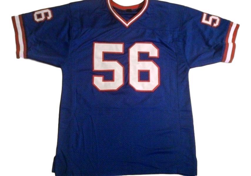 Lawrence Taylor CUSTOM STITCHED Unsigned Football Jersey Blue