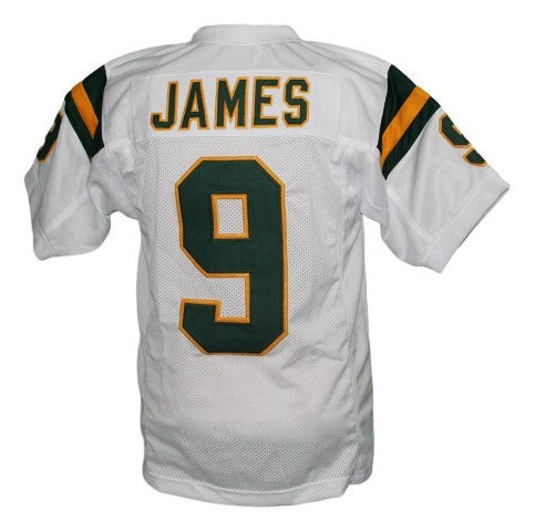 Lebron James #9 Irish High School Football Jersey White