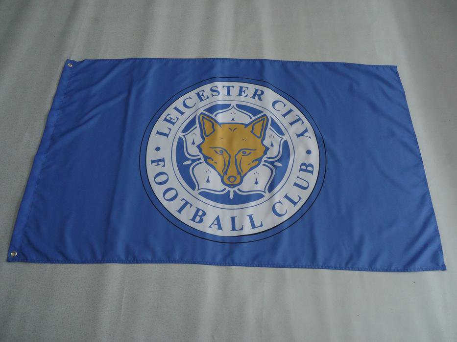 Leicester City Football Club Flag 3x5ft Banner Polyester