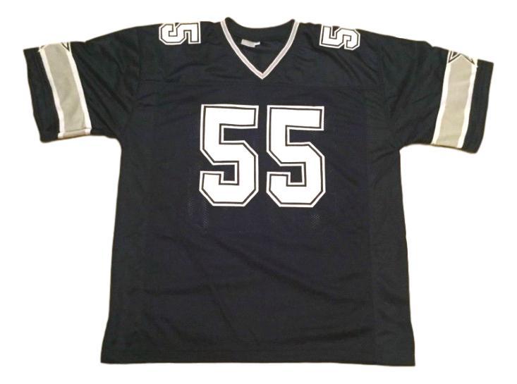 Leighton Vander Esch CUSTOM STITCHED Unsigned Football Black Jersey