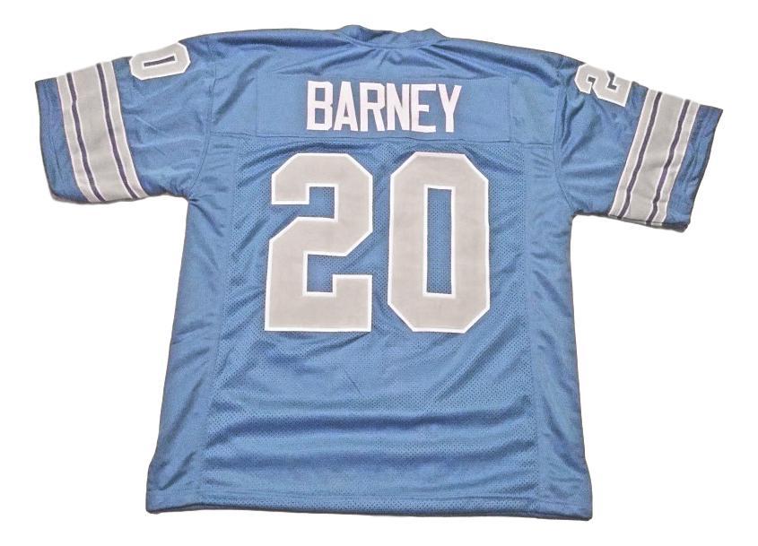 Lem Barney CUSTOM STITCHED Unsigned Football Jersey Blue