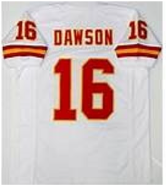Len Dawson Jersey Kansas City Chiefs Custom Throwback Football White
