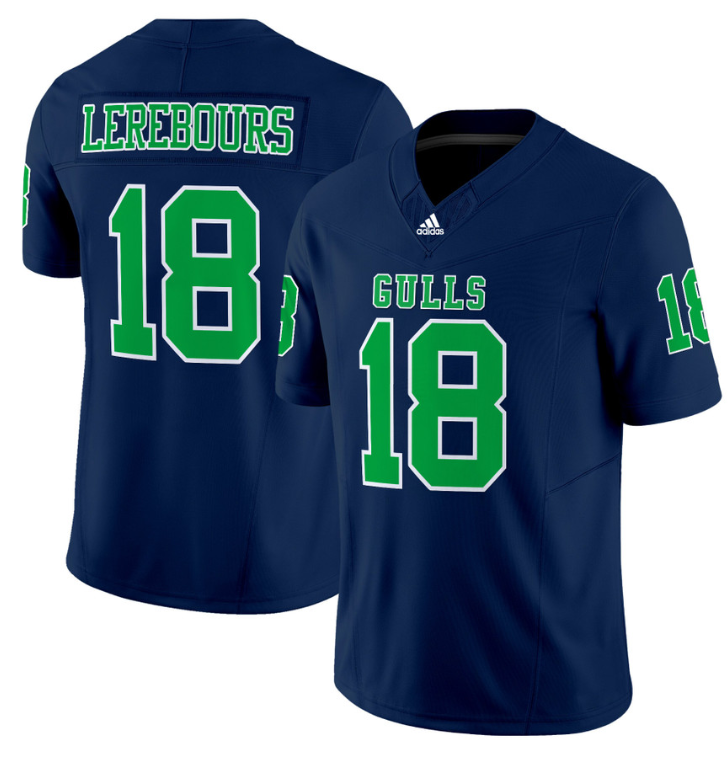 Lerebours #18 Norwalk Football Jersey All Stitched White