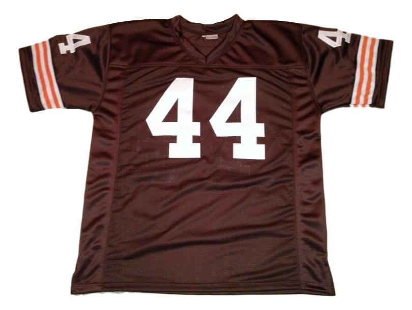 Leroy Kelly CUSTOM STITCHED Unsigned Football Jersey Brown